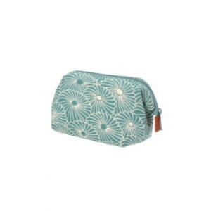 くろちく ふくれ織 ワイヤーポーチ小 浅葱色 22209625