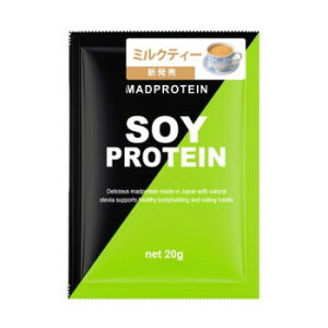 MADPROTEIN(�}�b�h�v���e�C��) �V���[�Y SOYPROTEIN(�\�C�v���e�C��)�~���N�e�B�[ 20g×5��