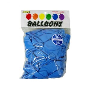 Hi-Delight BALLOONS �S�����D �X�^���_�[�h 30cm �P�F 50�� ���C�g�u���[ 11305/11 [���b�s���O�s��][����s��][�����s��]
