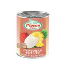 ピジョン パイナップル入りランブータン・シラップづけ(ヘビー)230g 48個セット [ラッピング不可][代引不可][同梱不可]