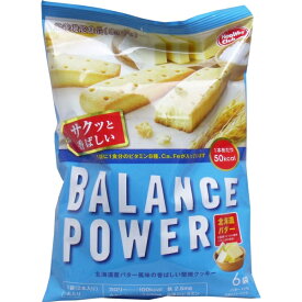 バランスパワー 北海道バター味 6袋(12本入) [キャンセル・変更・返品不可]