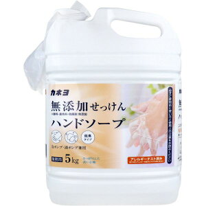 無添加せっけん ハンドソープ 泡ポンプ・液ポンプ兼用 低臭タイプ 5kg