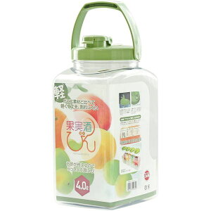 タケヤ化学工業 果実酒びん S型 4.0L みどり