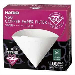 HARIO V60 y[p[tB^[02 W 100 VCF-02-100WK