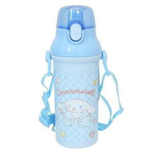 スケーター 抗菌 食洗機対応 直飲みプラワンタッチボトル 480ml シナモロール ビックリボン