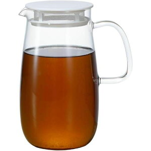 HARIO �����W�ł��񂽂񔞒��|�b�g �ނ������ 1000ml �z���C�g XMP-1000-W