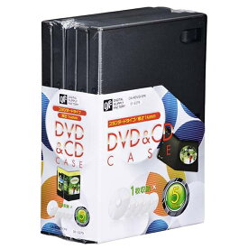 DVD＆CDケース(1枚収納×5パック/厚さ14mm) (OA-RDVD-5PK) [キャンセル・変更・返品不可]