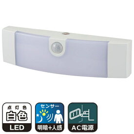 LEDナイトライト(明暗＋人感センサー付/60 lm/白色) (NIT-ALA6JF-WN) [キャンセル・変更・返品不可]