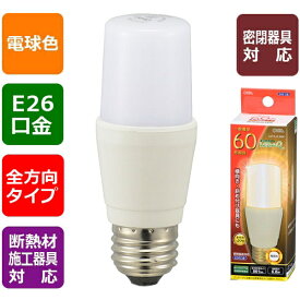 LED電球 T形(60形相当/861lm/電球色/E26/全方向270°/密閉形器具対応/断熱材施工器具対応) (LDT7L-G IG92)