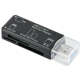 microSDカードリーダー(主要49メディア/USB3.2Gen1/ブラック) (PC-SCRWU303ーK) [キャンセル・変更・返品不可]