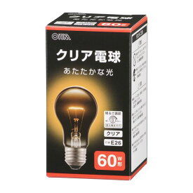 白熱電球(60W形/クリア/850 lm/60W/E26/電球色/調光機能対応) (LB-D5657CN) [キャンセル・変更・返品不可]