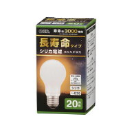 白熱電球 長寿命タイプ(20W形/シリカ/170 lm/19W/E26/電球色/調光機能対応) (LB-DL5619WN)