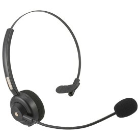 ワイヤレス片耳ヘッドセット(左右両耳対応/質量50g/連続通話30時間/ブラック) (HST-W80N) [キャンセル・変更・返品不可]