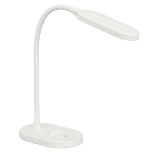 LED�f�X�N�����v(�����F/170 lm/2.8W/�t���L�V�u���A�[��/�X�}�z�X�^���h�t/�z���C�g) (DS-LS12USB-W)