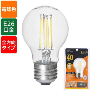 LED�t�B�������g�^�C�v�d�� ���ۋ�(40�`����/472 lm/3.4W/�d���F/E26/�S�����z��290°) (LDA3L C6/LBG5)