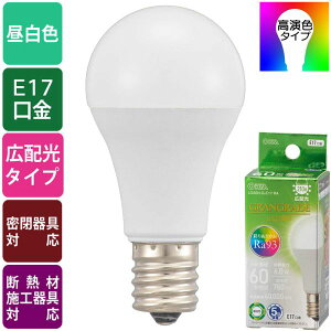 LEDd `(Ra93/60`/F/780lm/6.0W/E17/Lz210°/`Ή/fMގ{HΉ) (LDA6N-G-E17 RA)