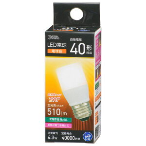 LEDd(Md40`/dF/510 lm/4.3W/E26/S290°/`Ή/fMގ{HΉ) (LDT4L-G IS5)