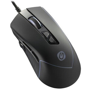 �Q�[�~���O�}�E�X(�L���ڑ� USBType-A/�{�^����9/RGB�o�b�N���C�g/�P�[�u����1.8m/�{�̎���120g/�u���b�N) (PC-SMREX201-K)