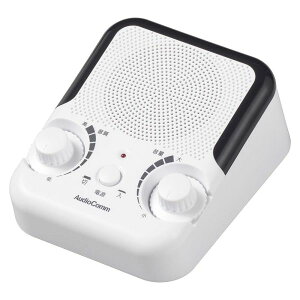 ���茳�X�s�[�J�[(�P3�`×3�{�g�p/55���ԘA���g�p/��3.5mm�X�e���I�~�j�v���O 5m�R�[�h/�z���C�g) (ASP-010S-W)