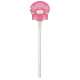 ピンク ペットボトルストローホッパーキャップ(プッシュ式)