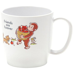 おさるのジョージ 抗菌食洗機対応PP製コップ スケーター