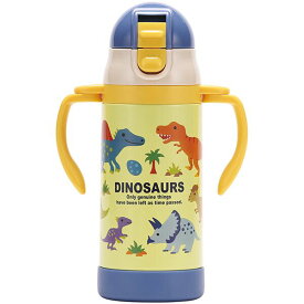 DINOSAURS PICTURE BOOK 2WAYストローステンレスマグ 350ml スケーター [キャンセル・変更・返品不可]