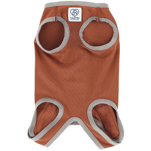 ブラウン 「獣医さんが考えた」 肌にやさしい術後服 3号 女の子用 スケーター