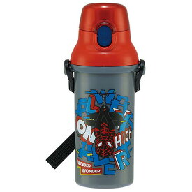 SPIDER-MAN/POP COMICS 抗菌 食洗機対応 直飲みプラワンタッチボトル 水筒 スケーター [キャンセル・変更・返品不可]