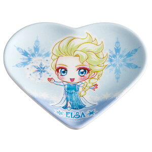 アナと雪の女王 エルサ/中川翔子 メラミンミニプレート(ハート) スケーター
