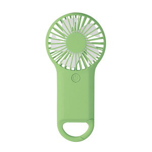 ミニハンディファン(電池式) グリーン HAN-01G