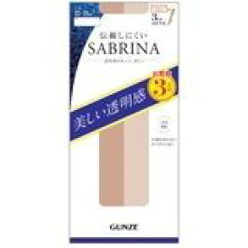 GUNZE(グンゼ) SABRINA 美しい透明感 伝線しにくいショートストッキング3足組 ひざ下丈 [22-25][全3色]