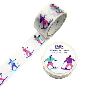 Tiina Achren×SAIEN }XLOe[v Skiing(XL[) 20mm×5m
