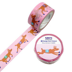 Tiina Achren×SAIEN }XLOe[v Reindeer race(giJC[X) 20mm×5m