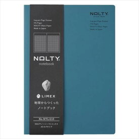 [日本能率協会] NOLTYノート×ライメックス A5 ログタイプ トロレイトブルー NTL1215 [キャンセル・変更・返品不可]