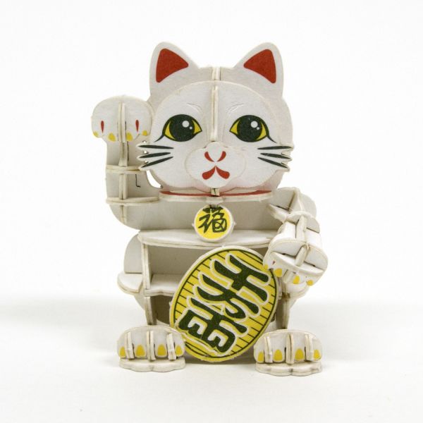 人気 送料無料 メール便 紙製パズル si-gu-mi PLUS 招き猫 変更 返品不可 開店記念セール キャンセル