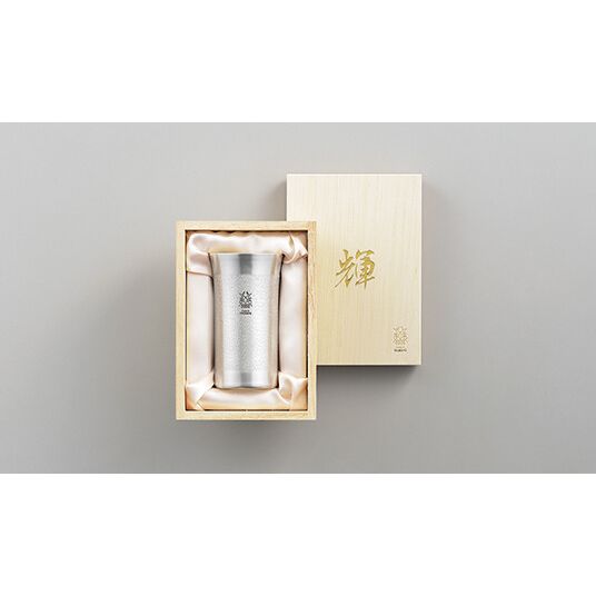 日本製 純銅ひとくちタンブラー ｢輝｣ 銀 [キャンセル・変更・返品不可]：イースクエア