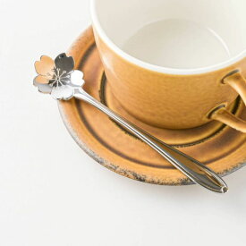 佐藤金属興業 SALUS フラワーカトラリー コーヒースプーン シルバー サクラ