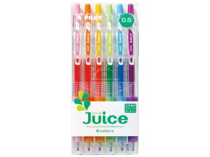 �p�C���b�g �Q���C���L�{�[���y�� / �W���[�X05 �ɍׁi0.5mm�j6�F�Z�b�g�iLJU-60EF-6C�j�yPILOT Juice �����{�[���y�� �Q���C���L �M�L�� �����p�i �f�U�C�� �������z