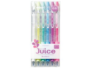 �p�C���b�g �Q���C���L�{�[���y�� / �W���[�X05 �ɍׁi0.5mm�j�p�X�e���J���[6�F�Z�b�g�iLJU-60EF-6CP�j�yPILOT Juice �����{�[���y�� �Q���C���L �M�L�� �����p�i �f�U�C�� �������z