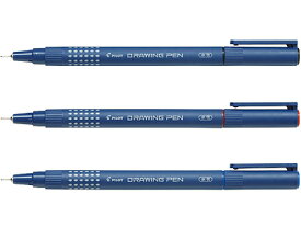 パイロット ドローイングペン / ドローイングペン 02（S-15DRN2）【PILOT DRAWING PEN 0.2mm 水性 筆記具 事務用品 デザイン おしゃれ】