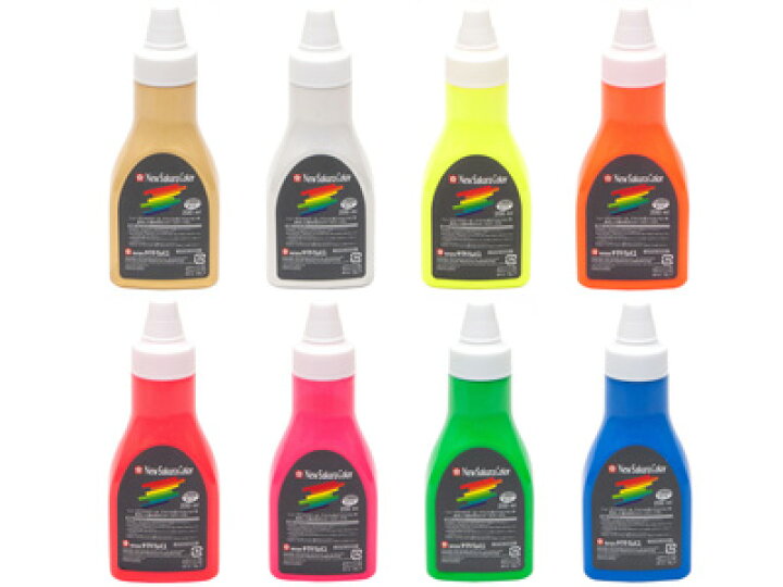 楽天市場】サクラ アクリル絵具 / ニューサクラカラー 蛍光色200ml 