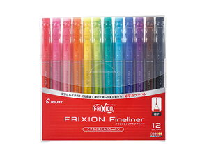 pCbg tNV / tNVt@CCi[ 12FZbgiSFFL144F-12CjyPILOT FRIXION Fineliner ƏJ[y ML pi fUC z