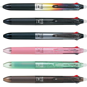 パイロット フリクション / フリクションボール3 スリム 05 デザインシリーズ(LKFBS60EF)【PILOT FRIXION こすると消えるボールペン 3色ボールペン 筆記具 事務用品 デザイン おしゃれ】