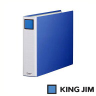 キングジム キングファイル スーパードッチ（脱・着）イージー A3 ヨコ型 とじ厚60mm （3406EA 青）（A-0…