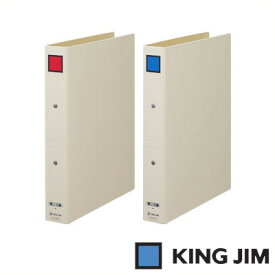 キングジム 保存ファイル ドッチ A4 タテ型 とじ厚30mm（4073）【KING JIM File パイプ式 厚型 チューブファイル ファイル】