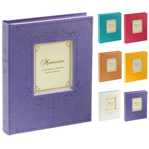 セキセイ sedia / ハーパーハウス フレームアルバム Lサイズ100ポケット (パープル)(XP-4700-80)