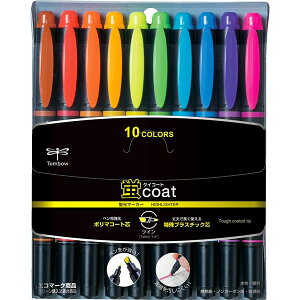�g���{���M �u���}�[�J�[ �u�R�[�g 10�F�Z�b�g�iWA-TC10C�j�iA-34012�j�yTOMBOW MARKING PEN �ucoat �u���y�� �C���N��[���z