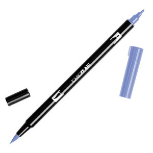 【メール便可 10本まで】トンボ鉛筆 TOMBOW / デュアル ブラッシュペン AB-T 603 Periwinkle (水性マーカー全108色) (AB-T603)【水性マーカー カラー筆ペン グラフィック マーカー アート】