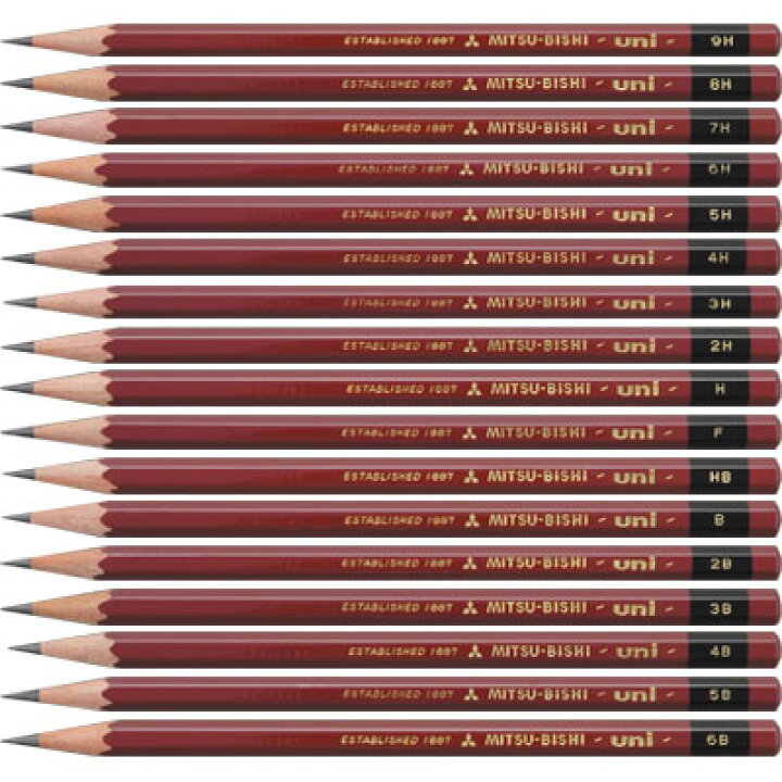 楽天市場】三菱鉛筆 ユニ 鉛筆 1ダース（U）【MITSUBISHI uni 鉛筆 6角 