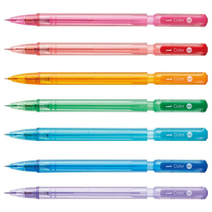 楽天市場】三菱鉛筆 ユニカラー シャープ(芯径0.5mm)(M5-102C)【MITSUBISHI uni Color シャープペンシル ノック式 筆記具】 : 文房具屋フジオカ文具e-stationery